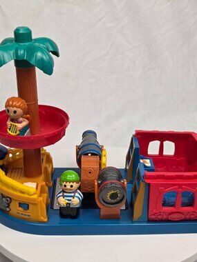 Mega Blocks Musical Pirate Ship Boat (missing bottom of the boat)